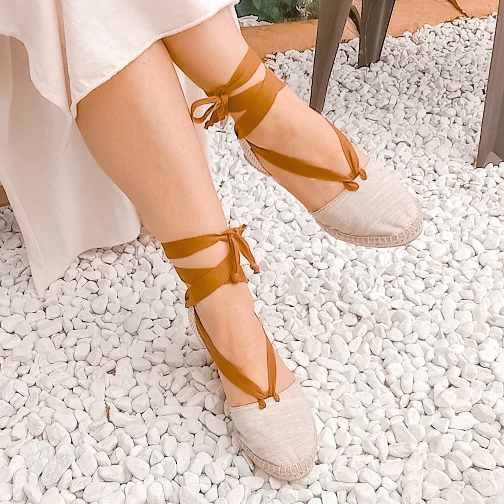 Cuña Media en Lino Ecológico