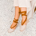 Medium Wedge in Ecological Linen