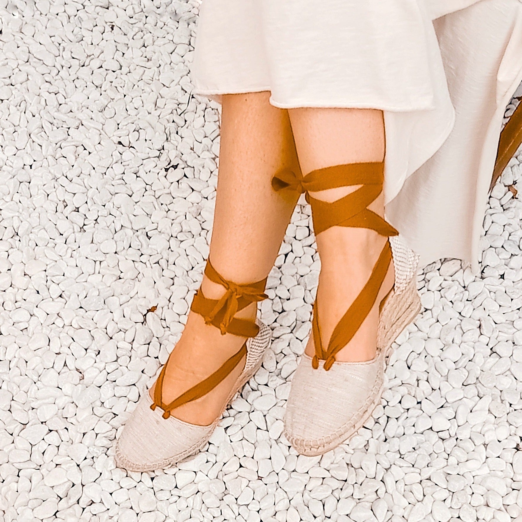 Cuña Media en Lino Ecológico