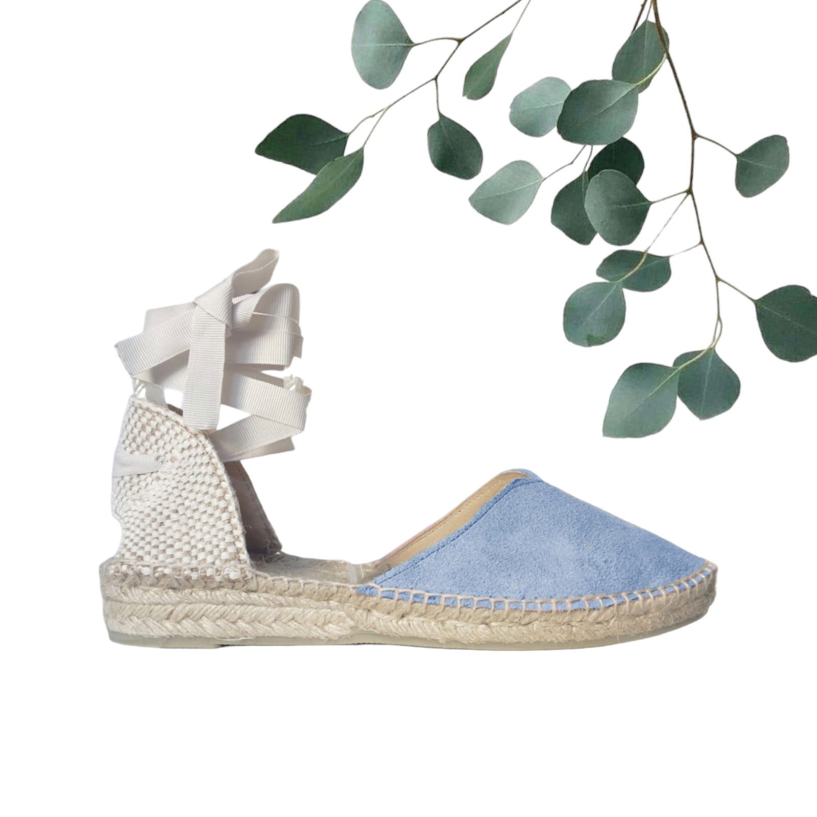 Cuña baja de serraje