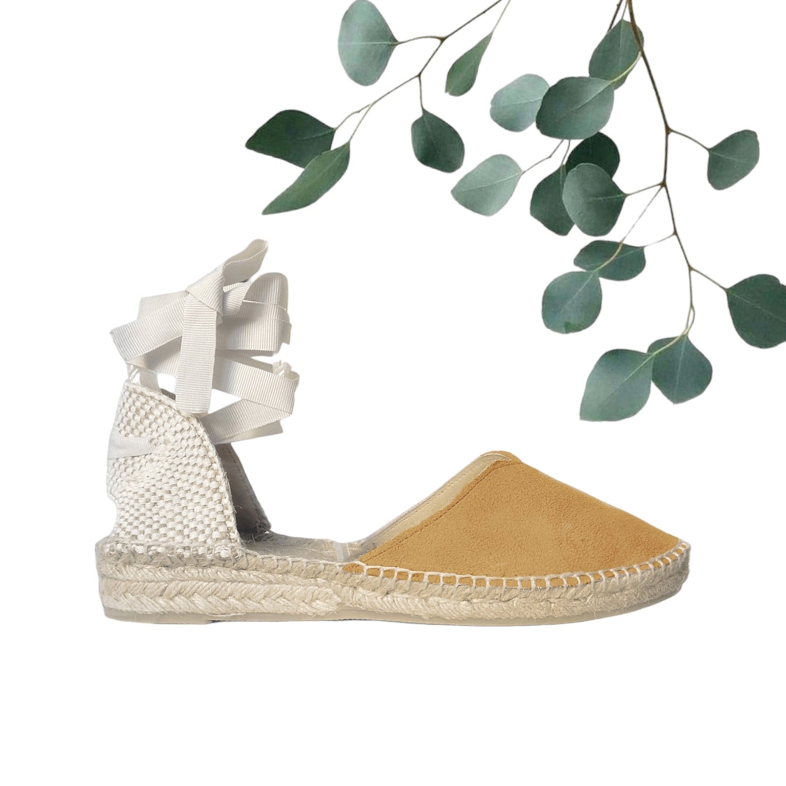 Cuña baja de serraje