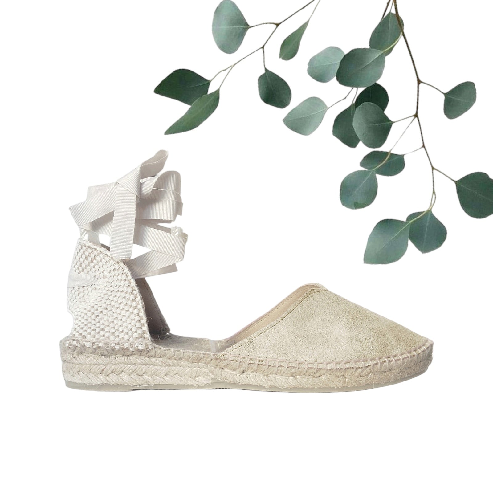 Cuña baja de serraje