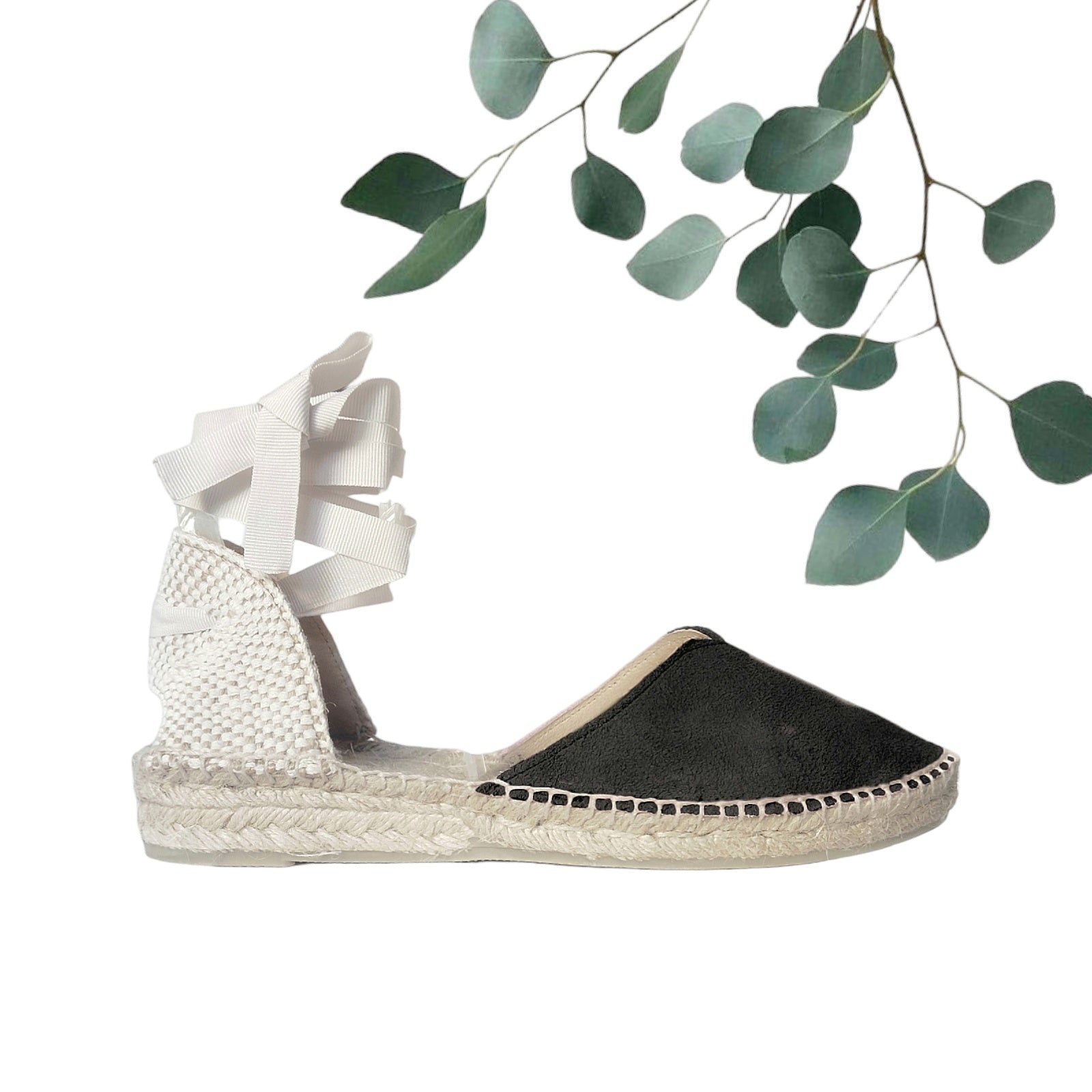 Cuña baja de serraje