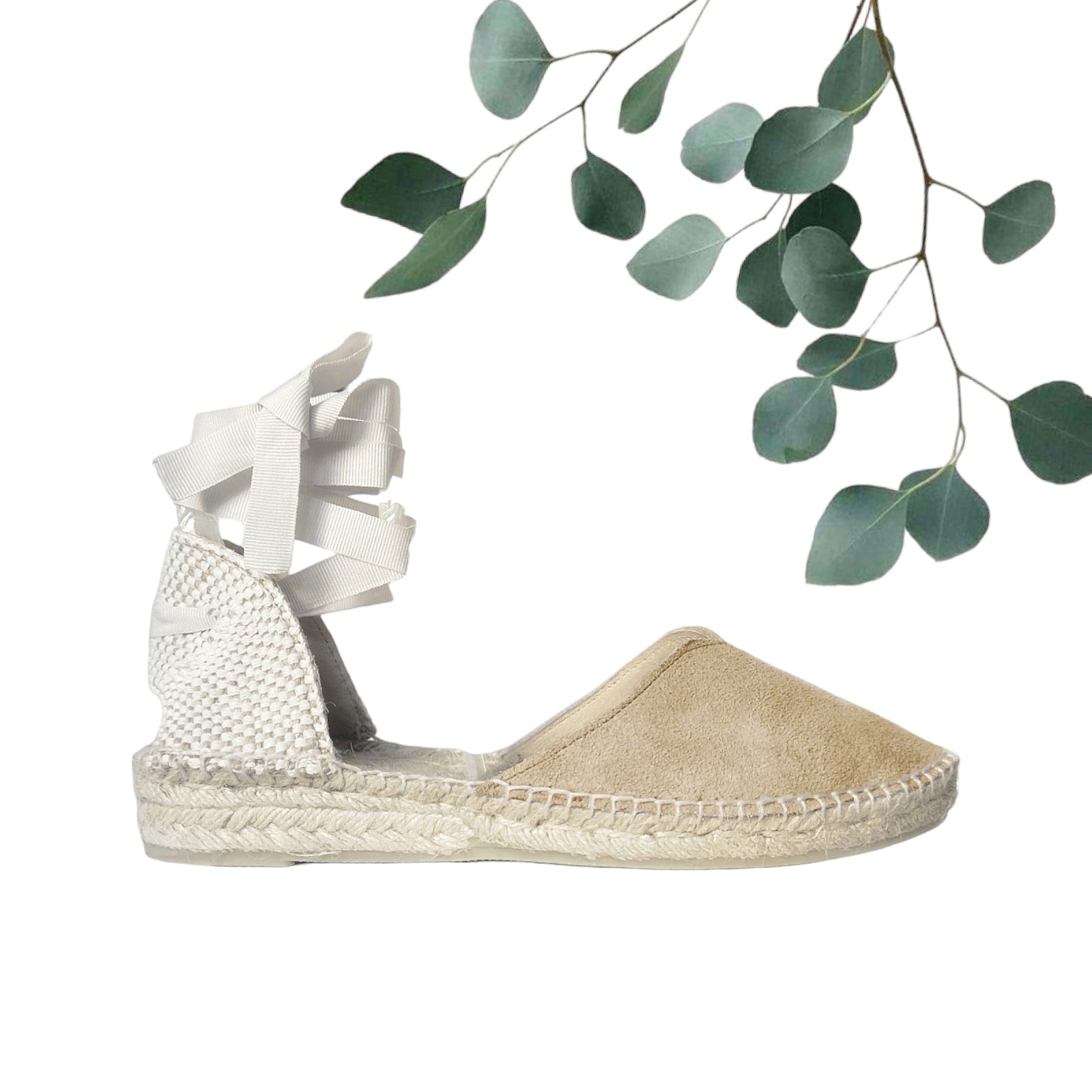 Cuña baja de serraje