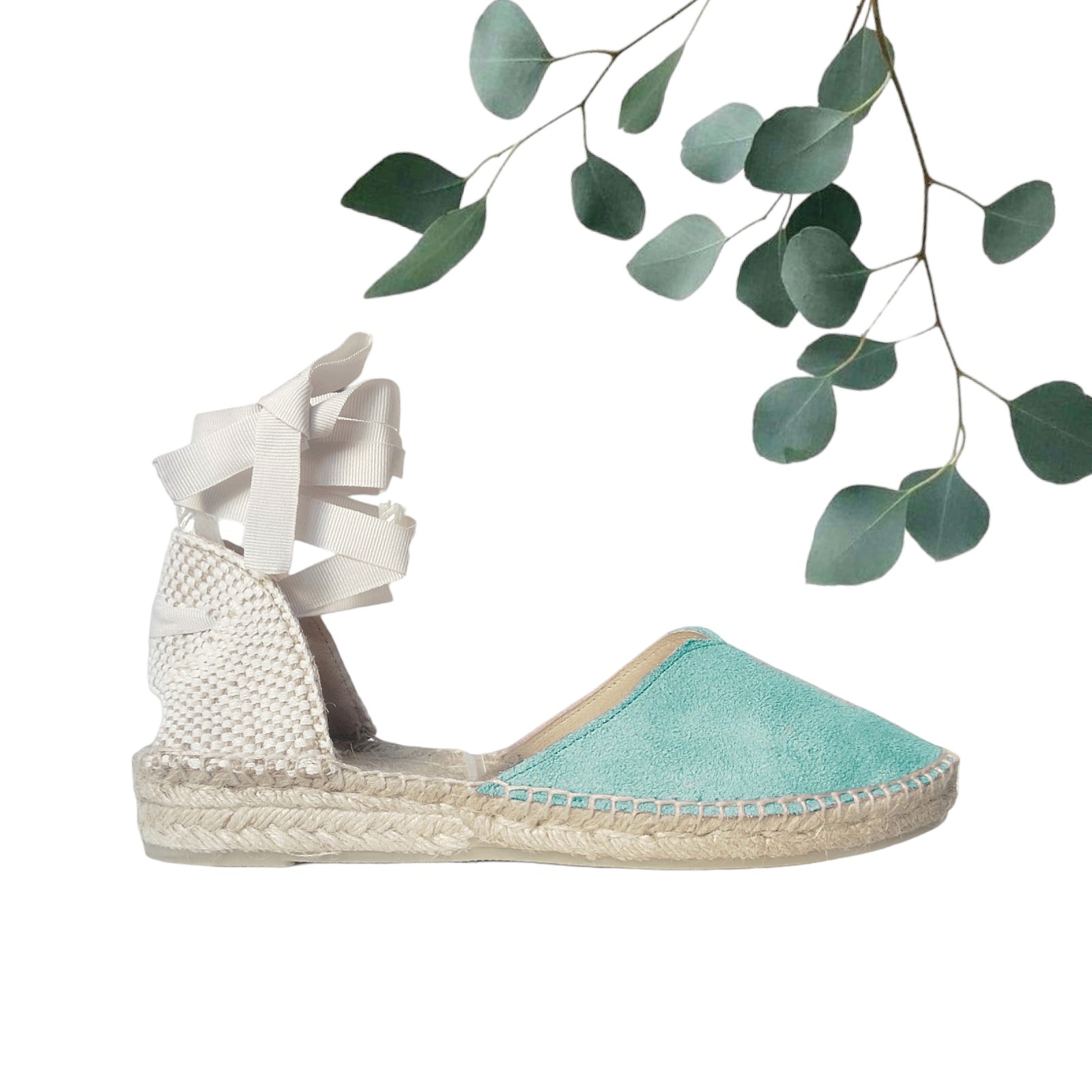 Cuña baja de serraje