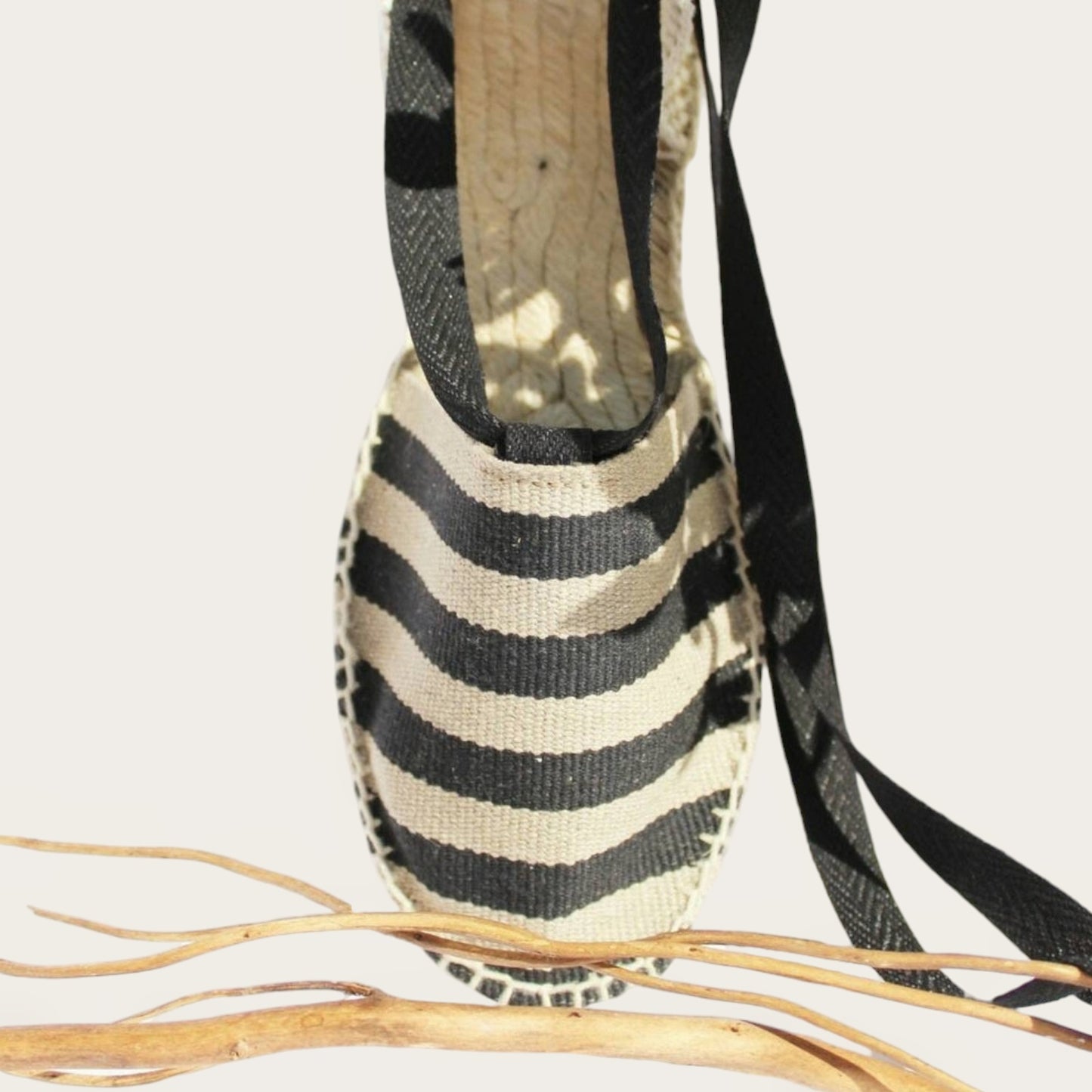 Organic Canvas Flat Espadrilles