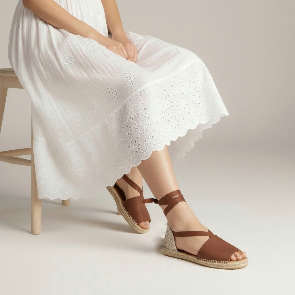 Abarcas menorquinas con suela de yute