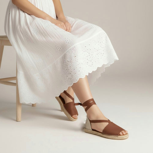 Abarcas menorquinas con suela de yute