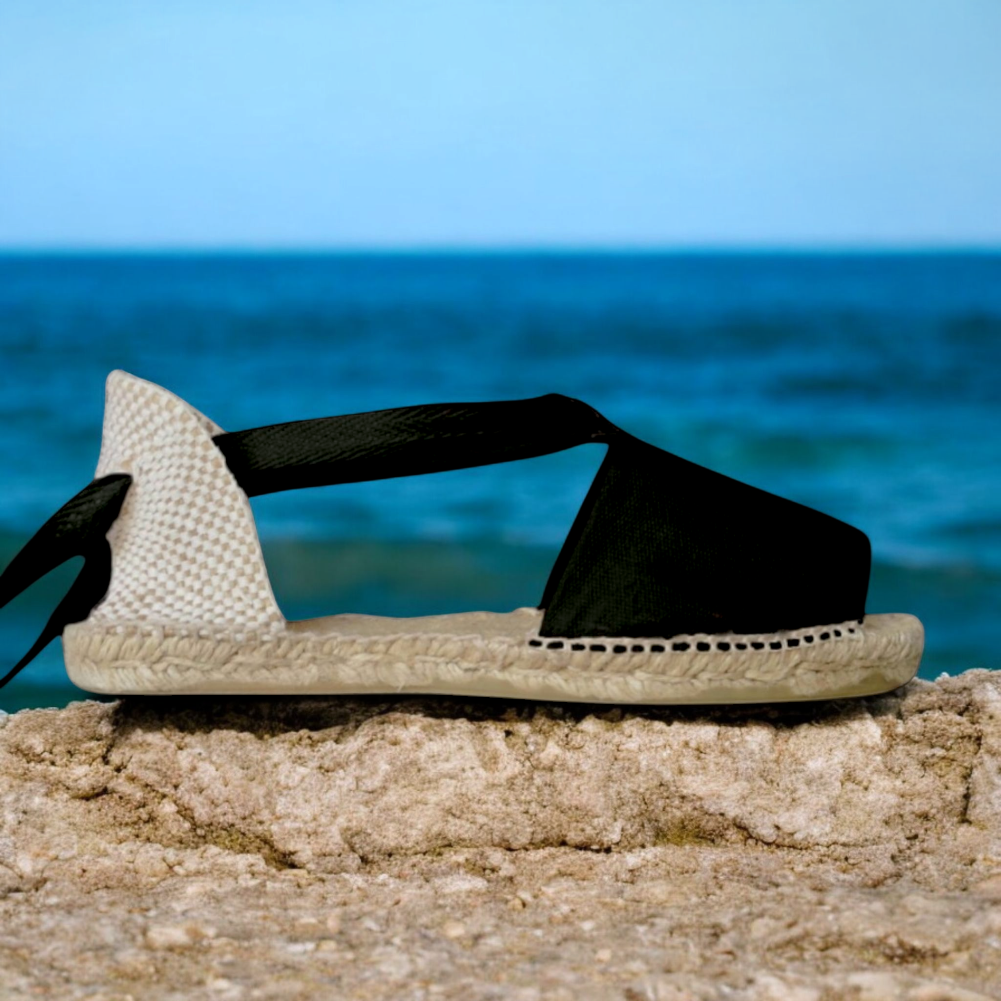 Abarcas menorquinas con cintas