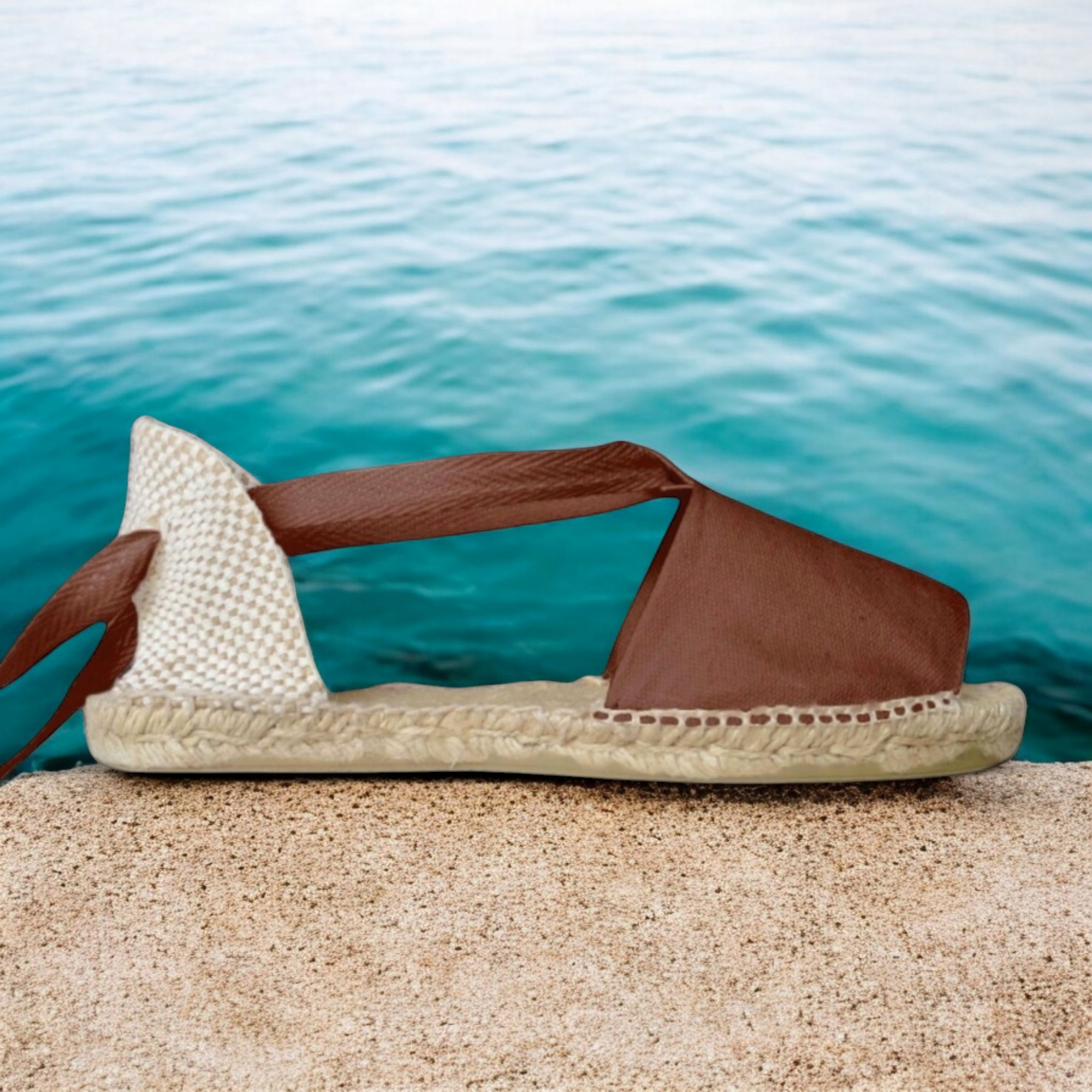 Abarcas menorquinas con cintas