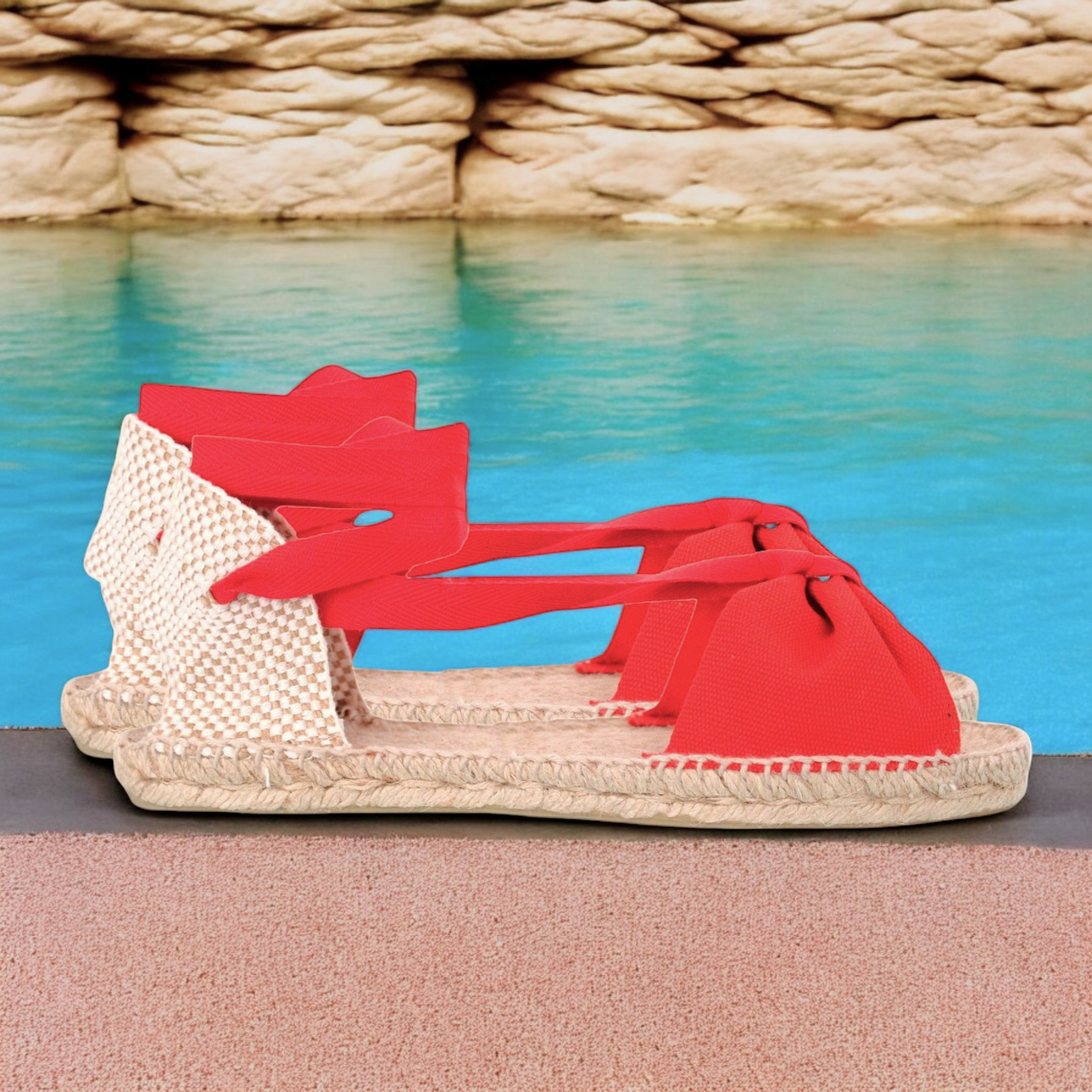 Alpargatas planas mariposa