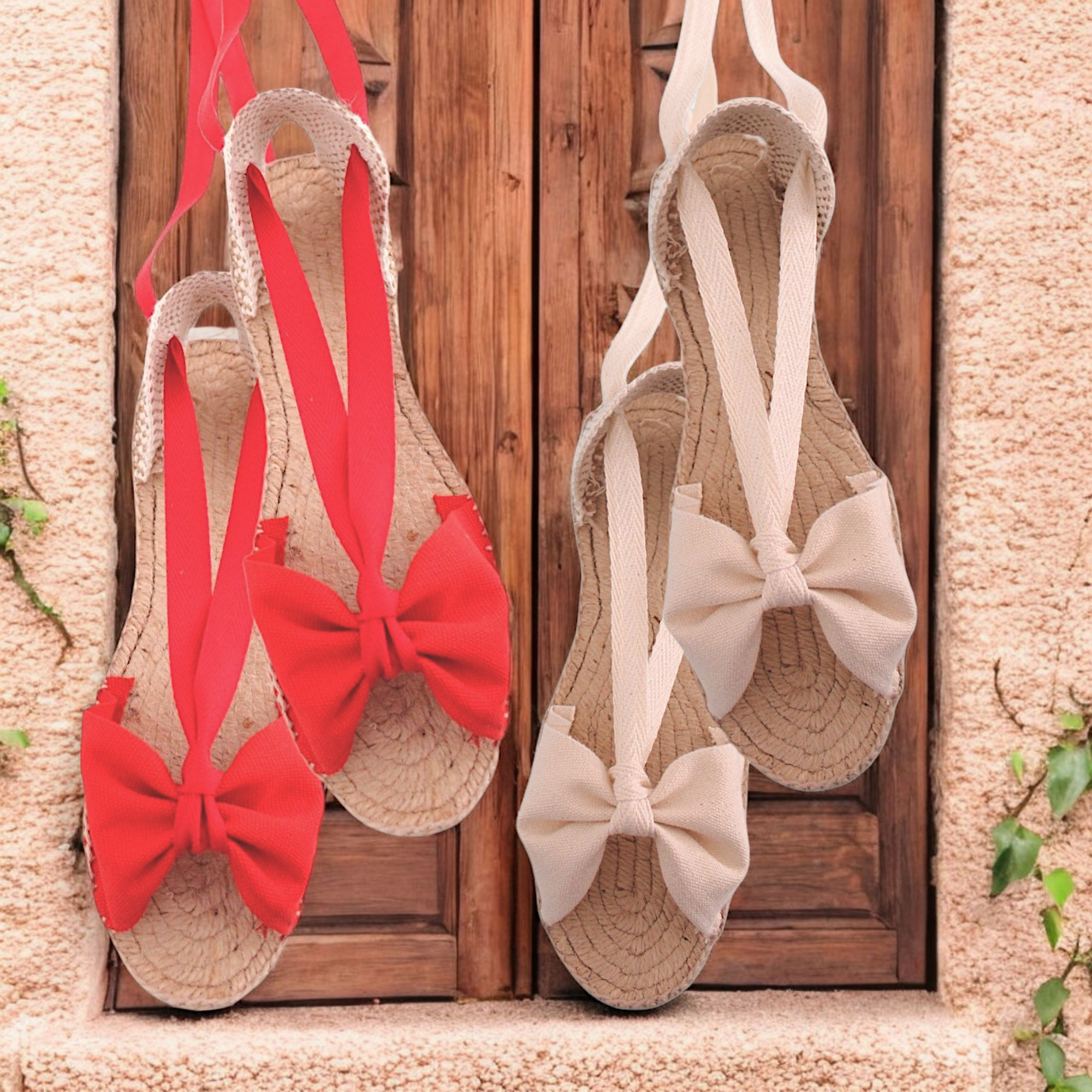 Alpargatas planas mariposa