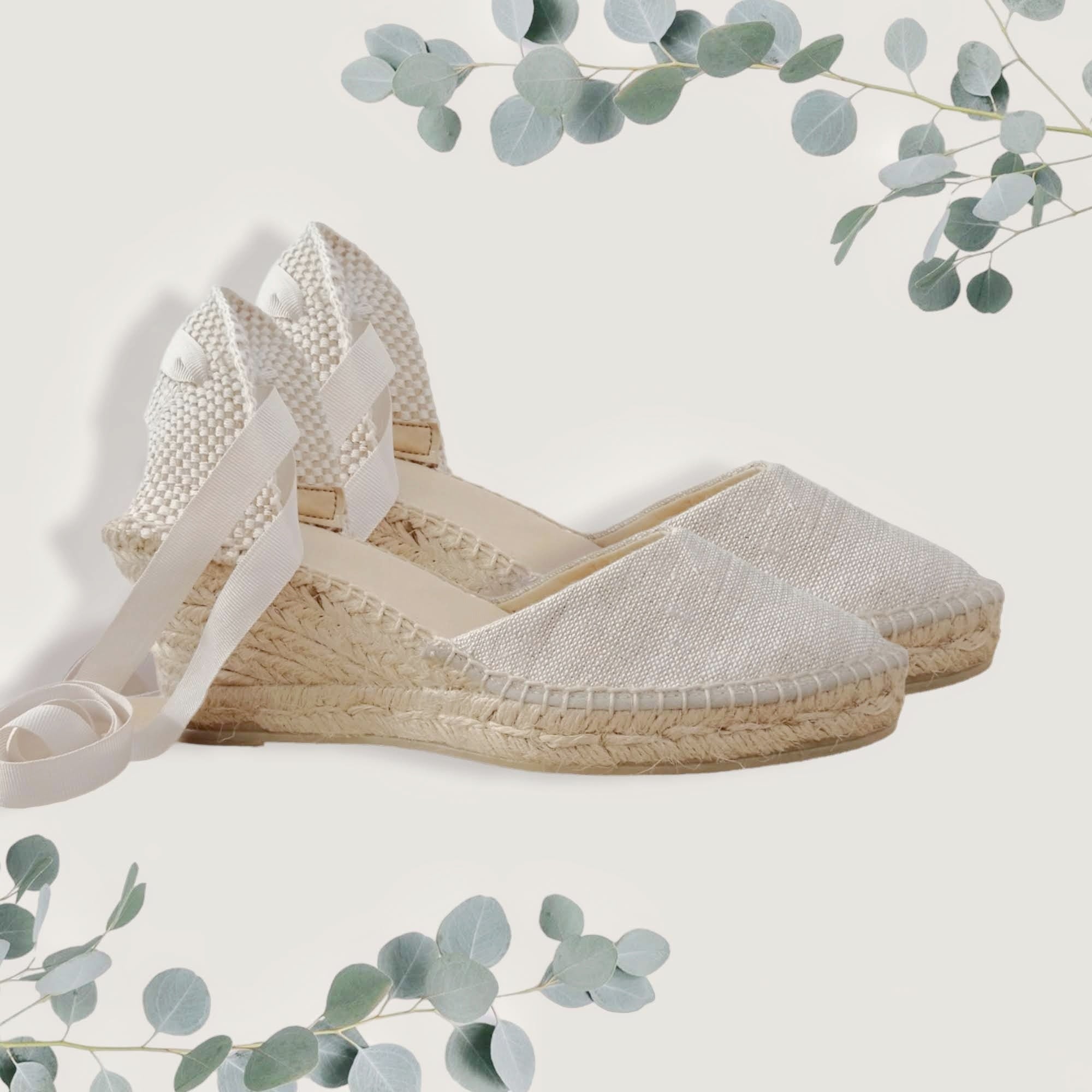 Cuña Media en Lino Ecológico