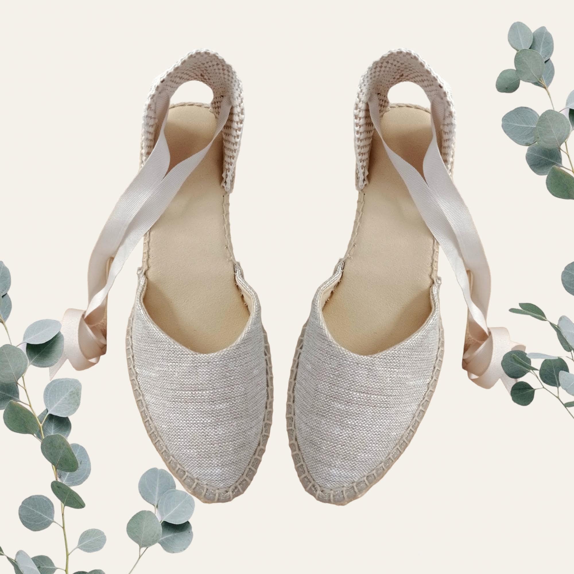 Cuña Media en Lino Ecológico