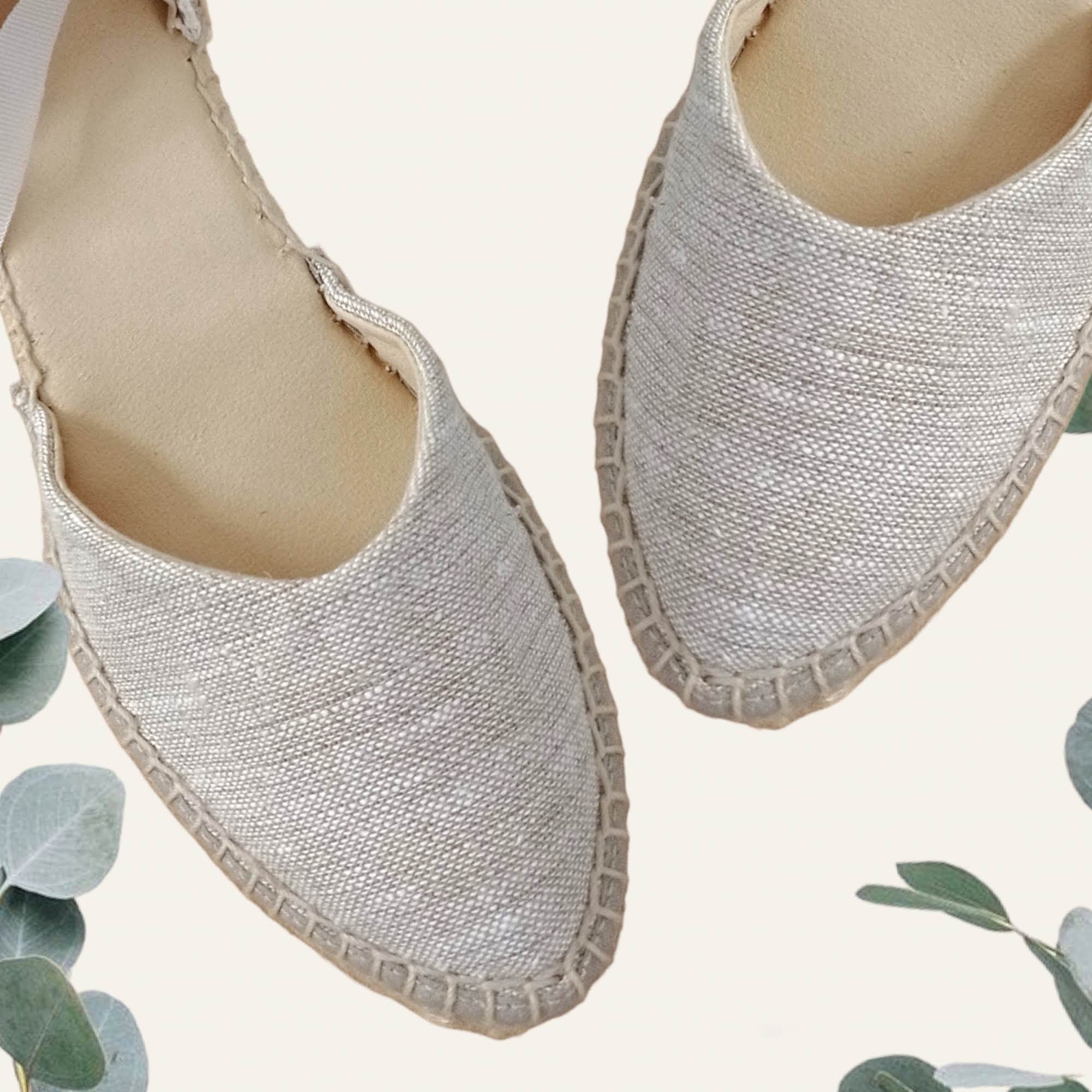 Cuña Media en Lino Ecológico