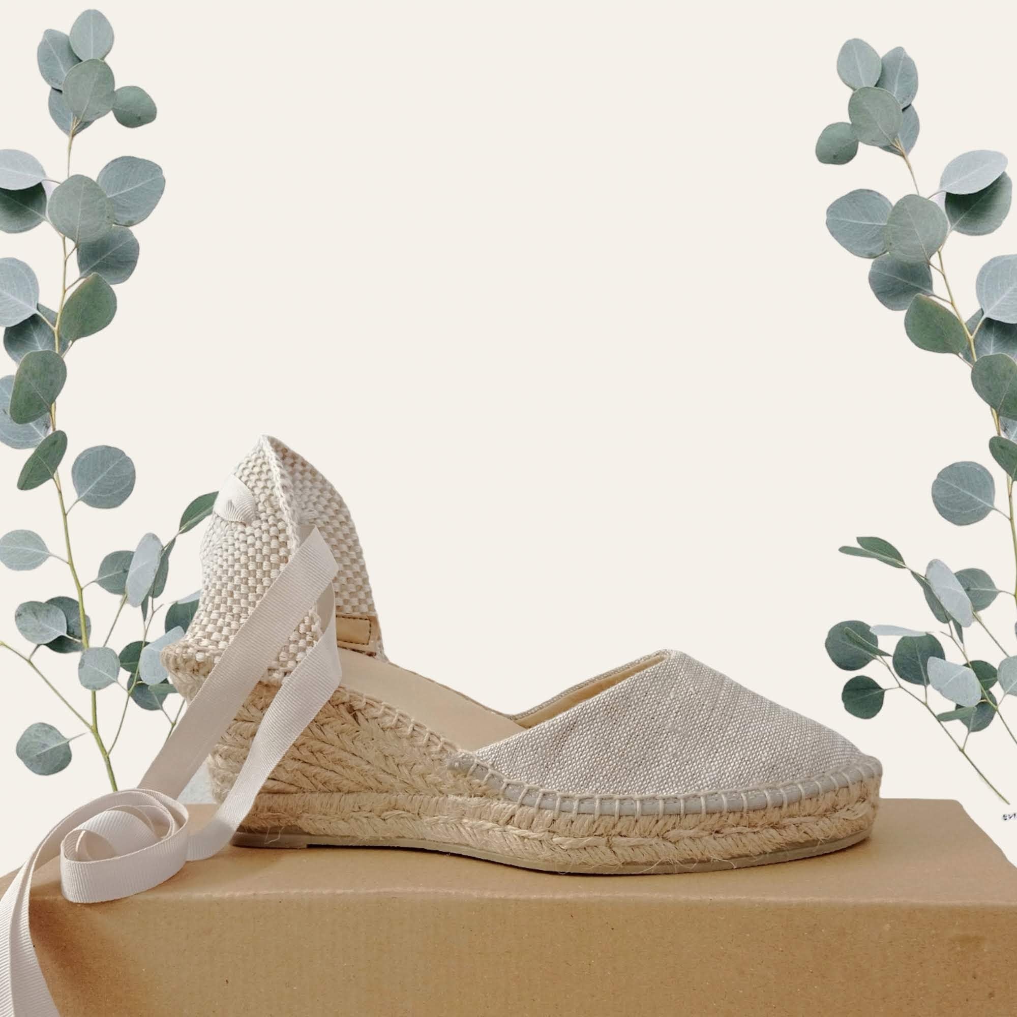 Cuña Media en Lino Ecológico