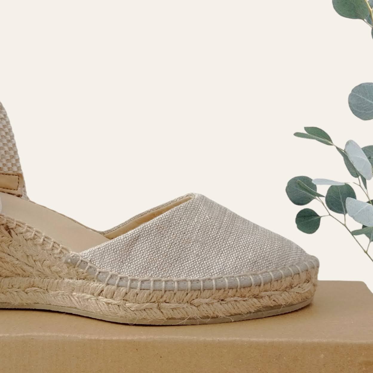 Cuña Media en Lino Ecológico