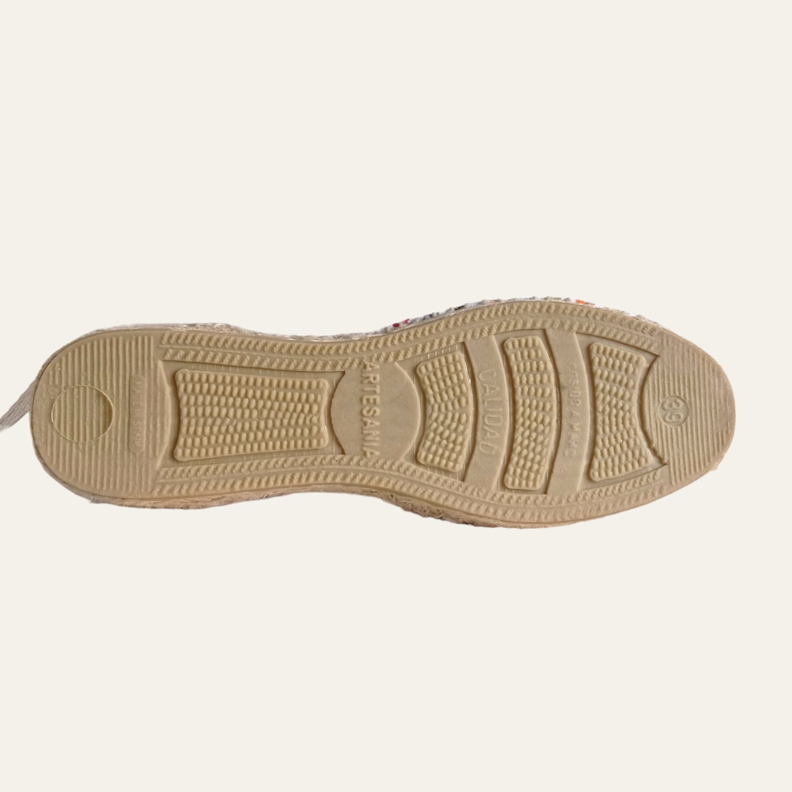 Alpargatas valencianas planas de rayas