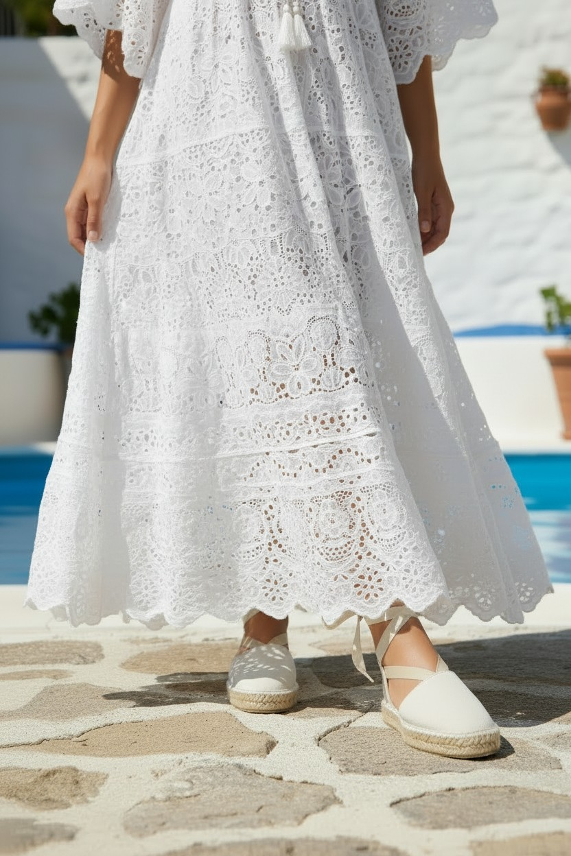 Alpargatas valencianas planas