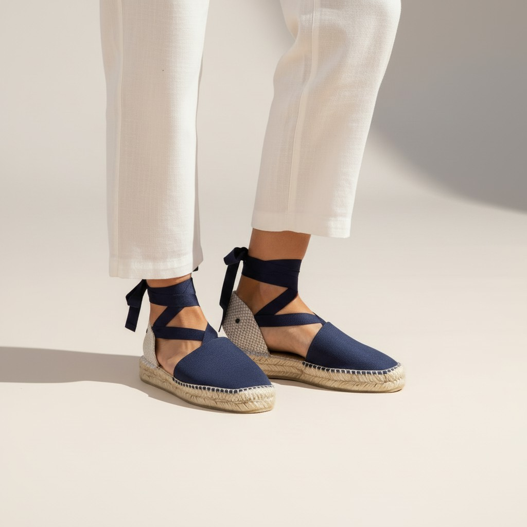 Alpargatas valencianas planas