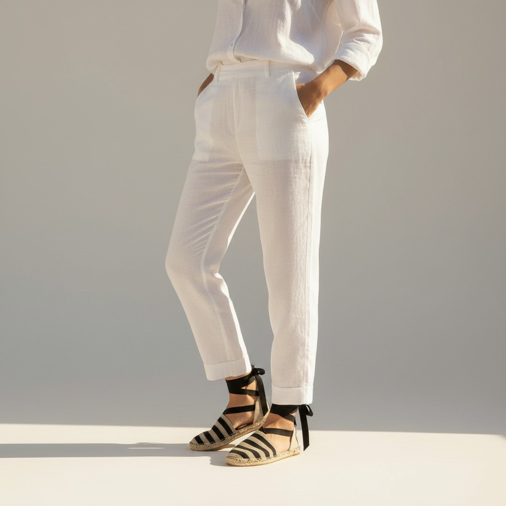 Alpargatas planas Lona Rústica