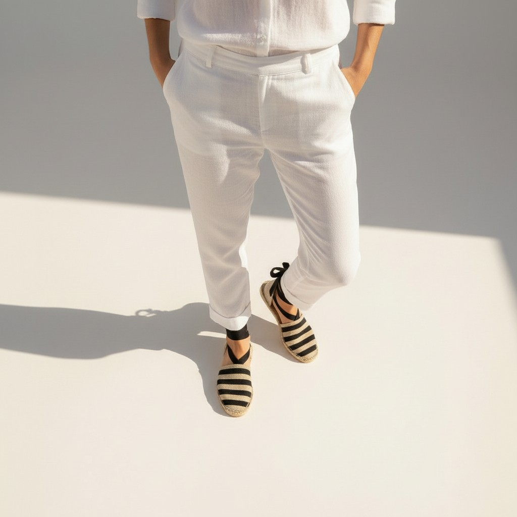 Alpargatas planas Lona Rústica