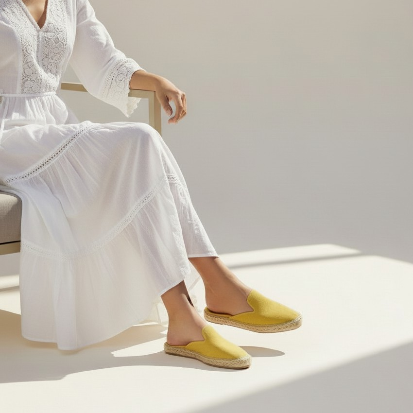Alpargatas Mule de Ante