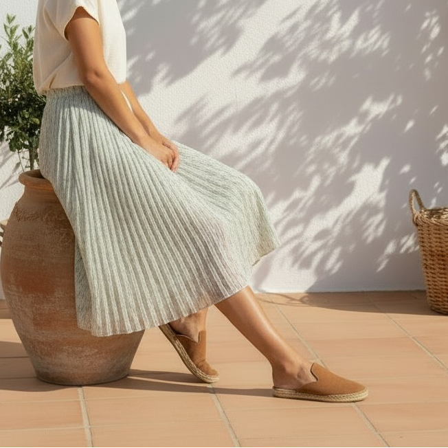 Alpargatas Mule de Ante