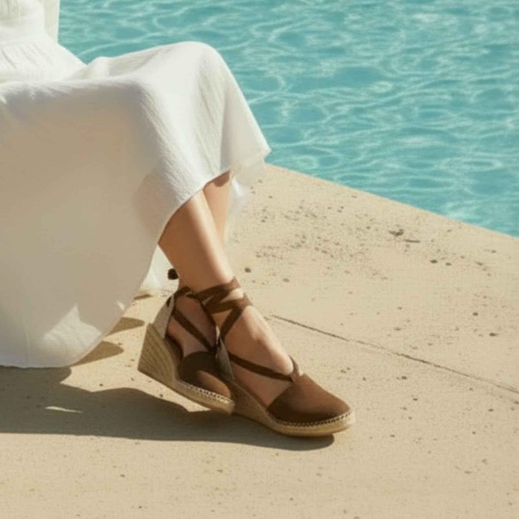 Alpargatas de Cuña con Cintas