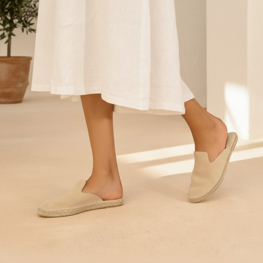 Suede Mules