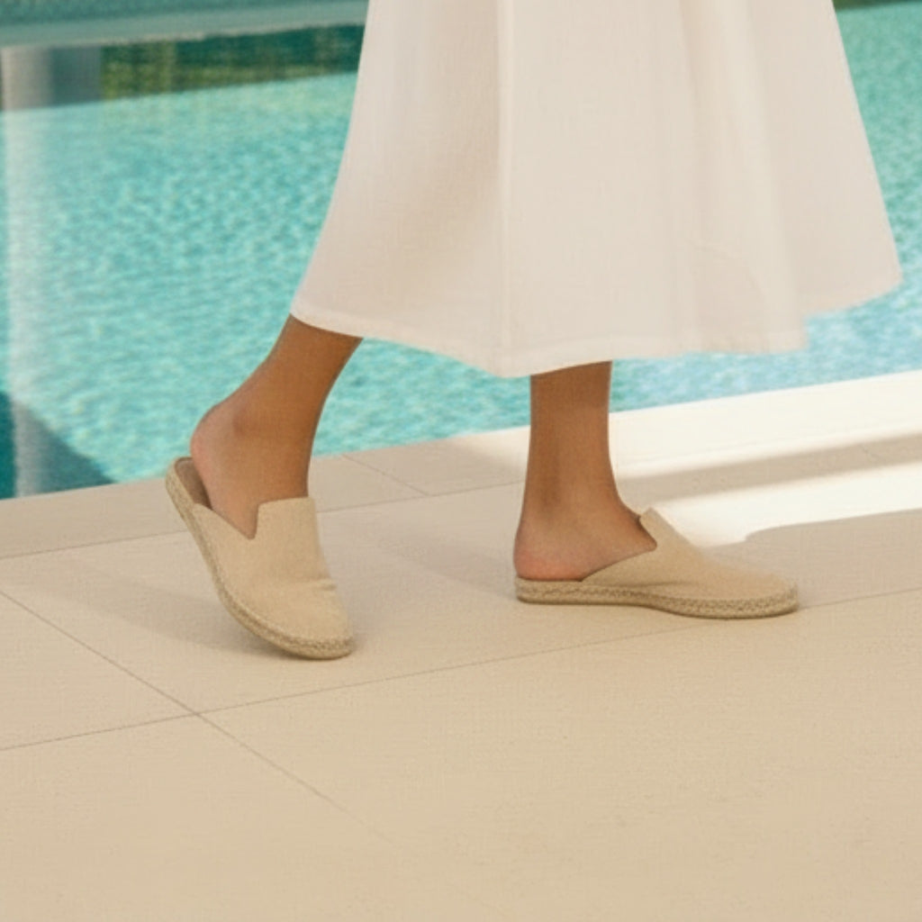Suede Mules