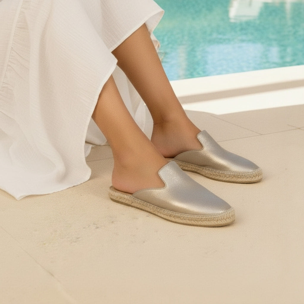 Suede Mules