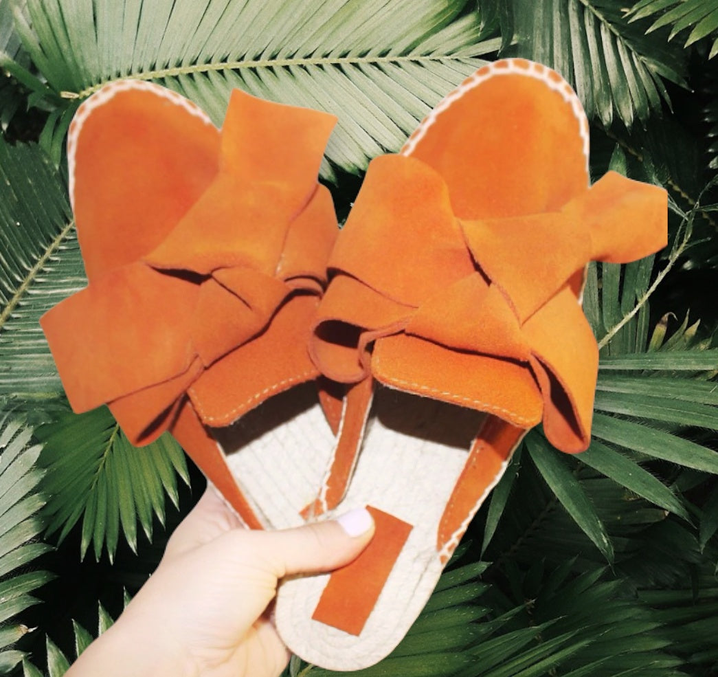 Mules de ante con lazo