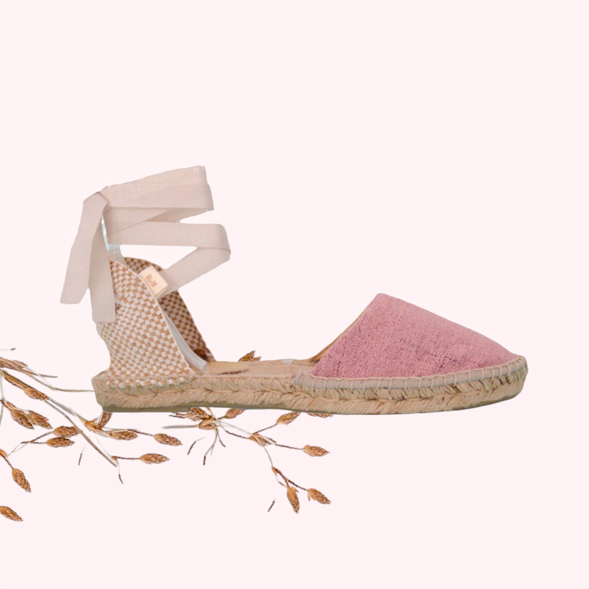 Alpargatas planas de algodón ecológico