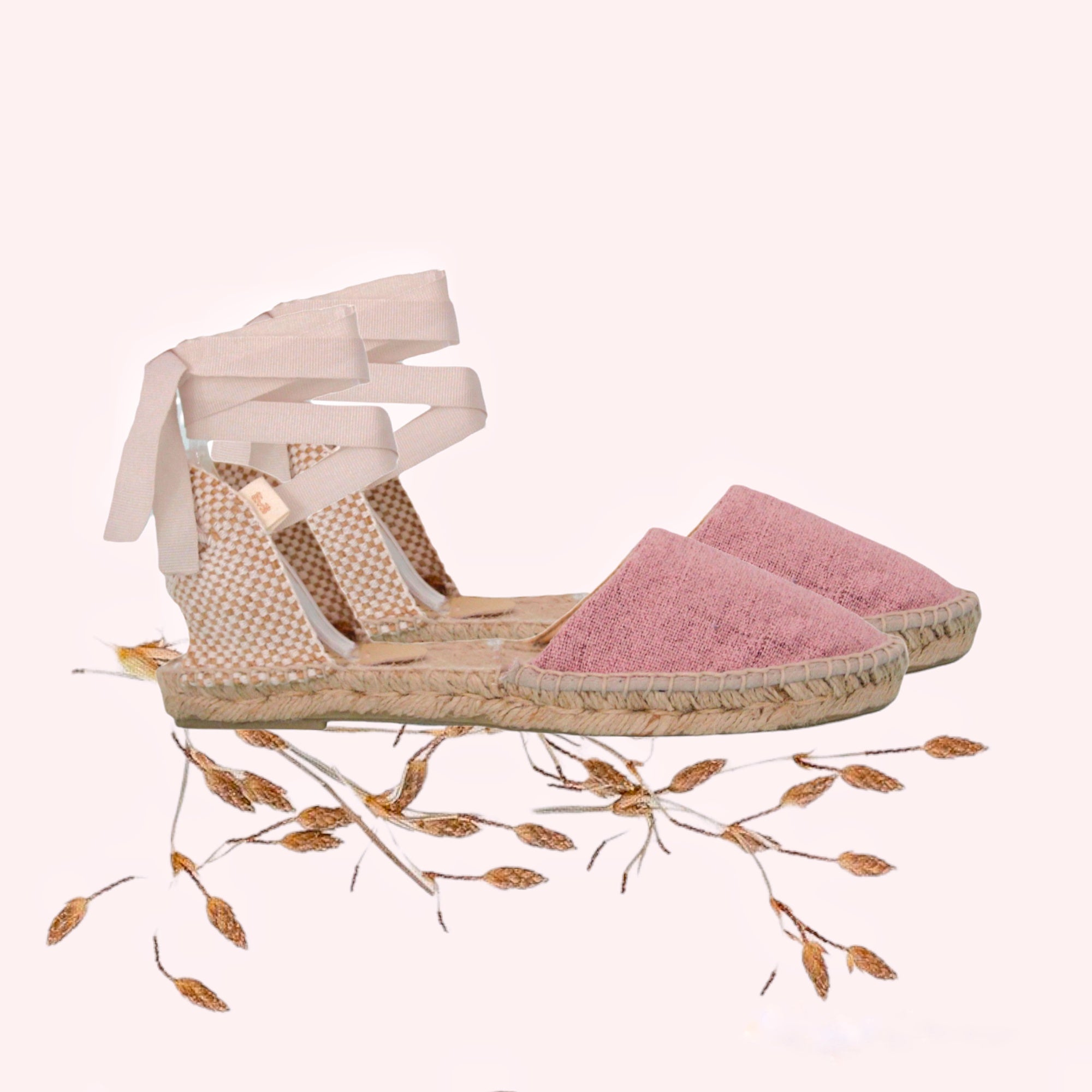 Alpargatas planas de algodón ecológico