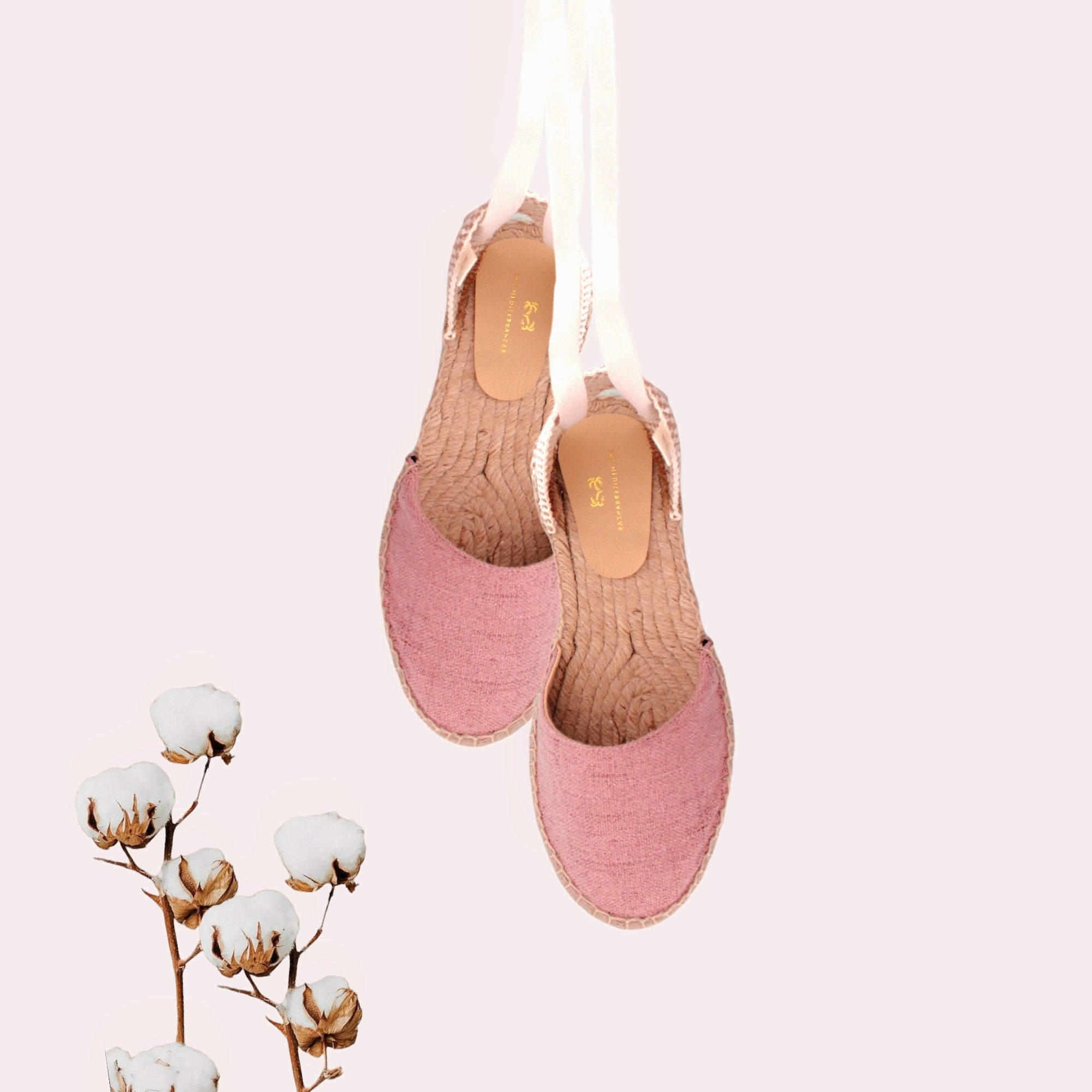 Alpargatas planas de algodón ecológico