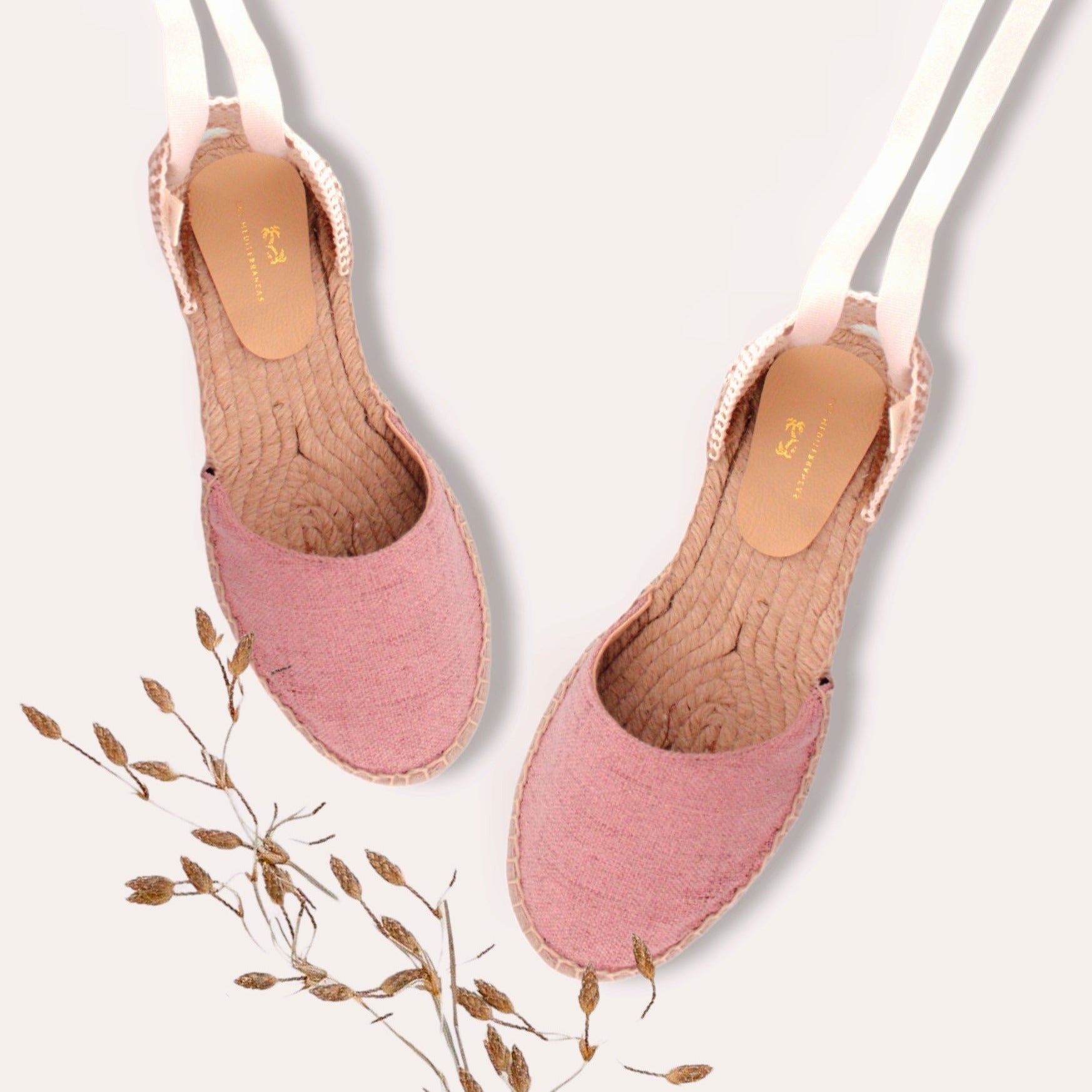 Alpargatas planas de algodón ecológico