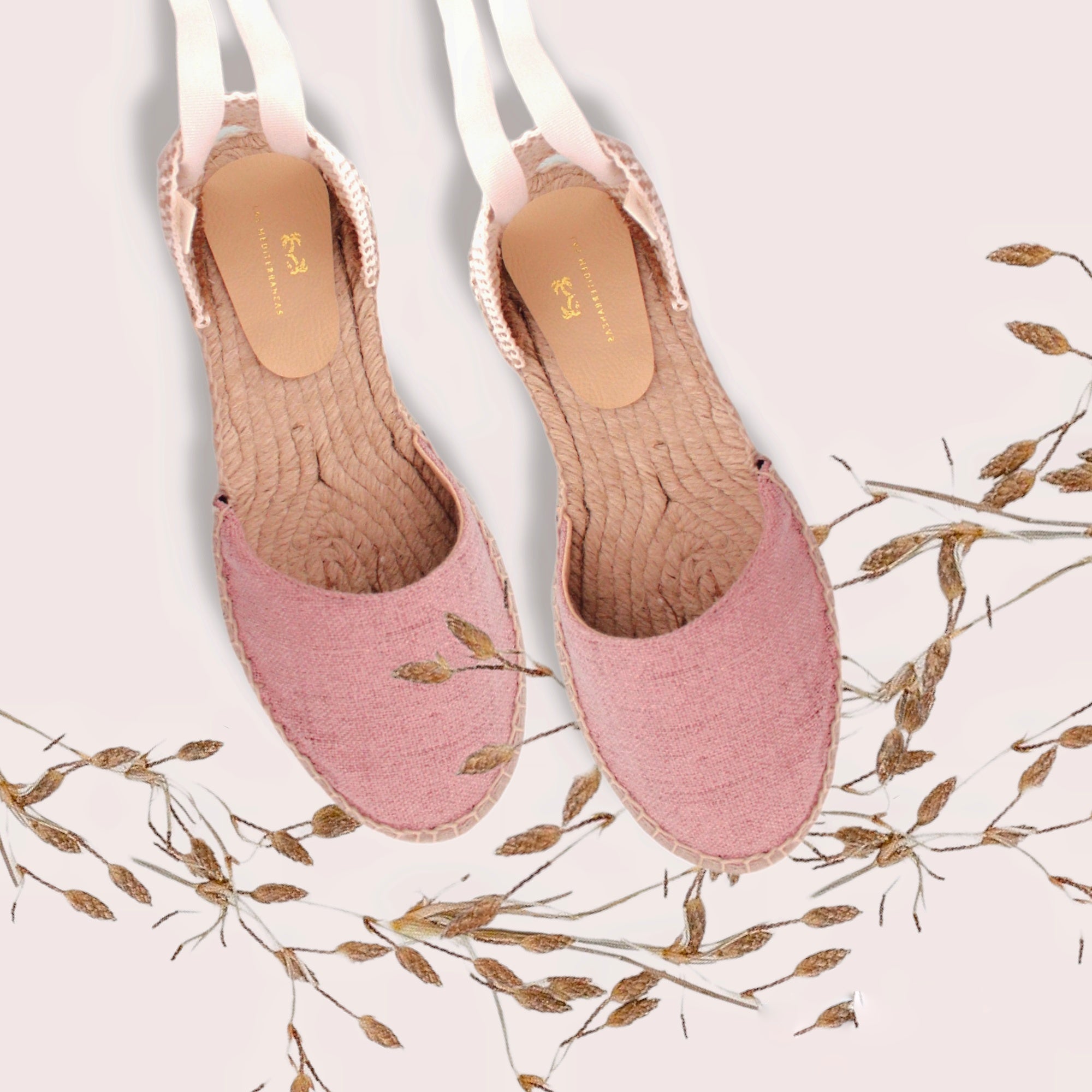 Alpargatas planas de algodón ecológico