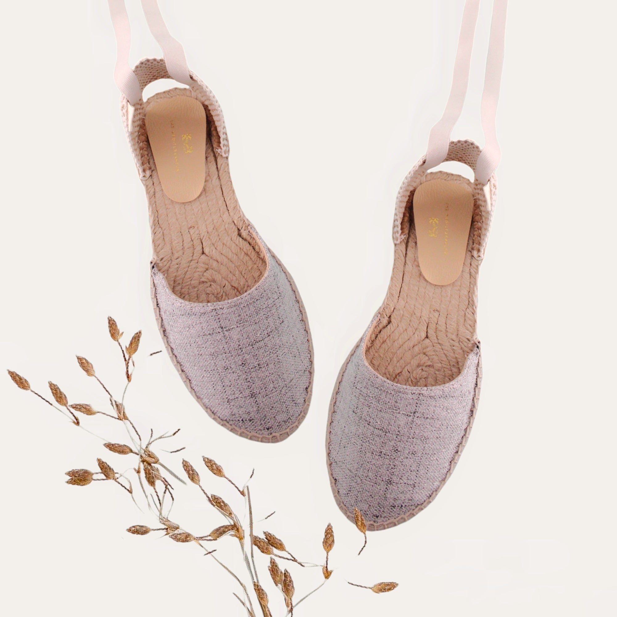 Alpargatas planas de algodón ecológico