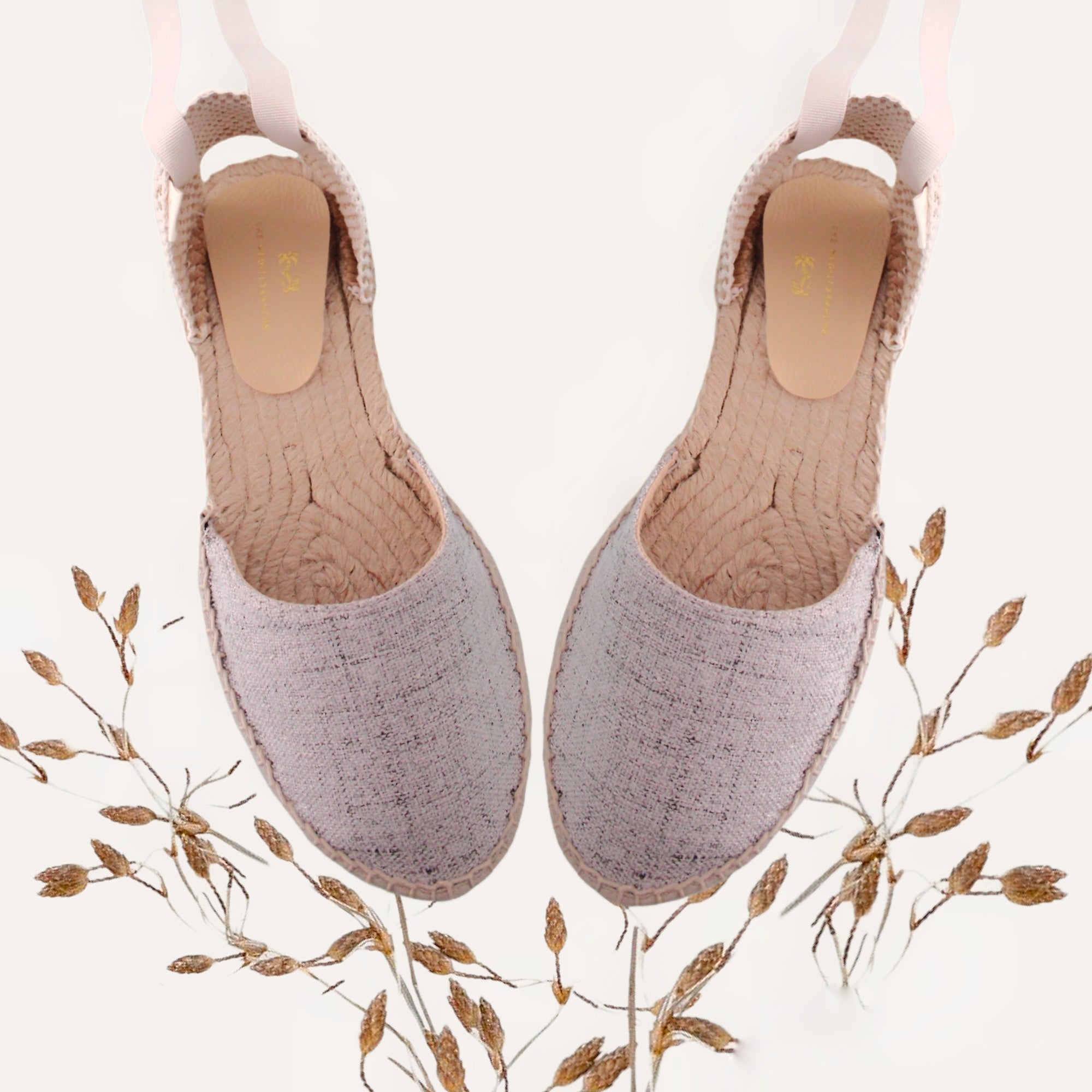 Alpargatas planas de algodón ecológico