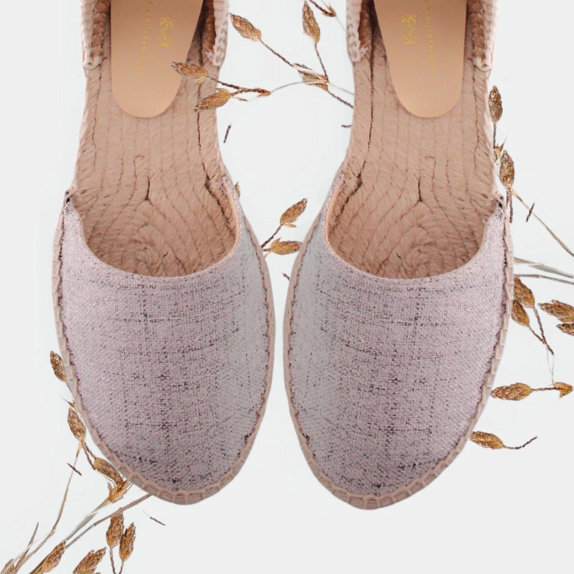 Alpargatas planas de algodón ecológico