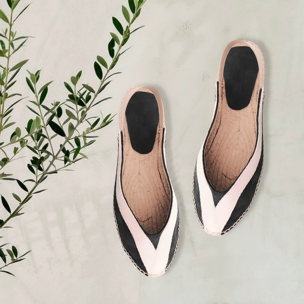 Cuñas de ante con elástico