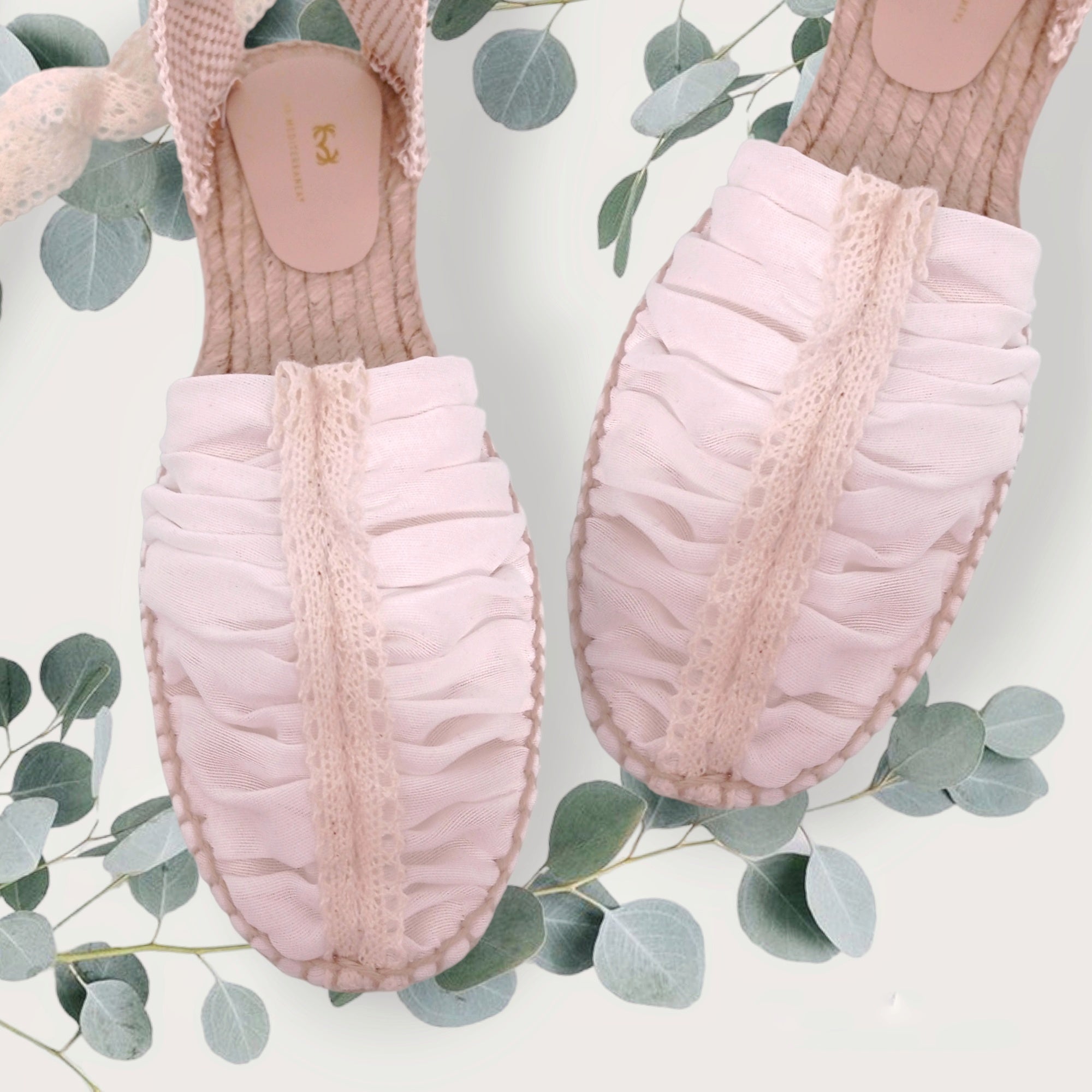 Alpargatas de tul y encaje