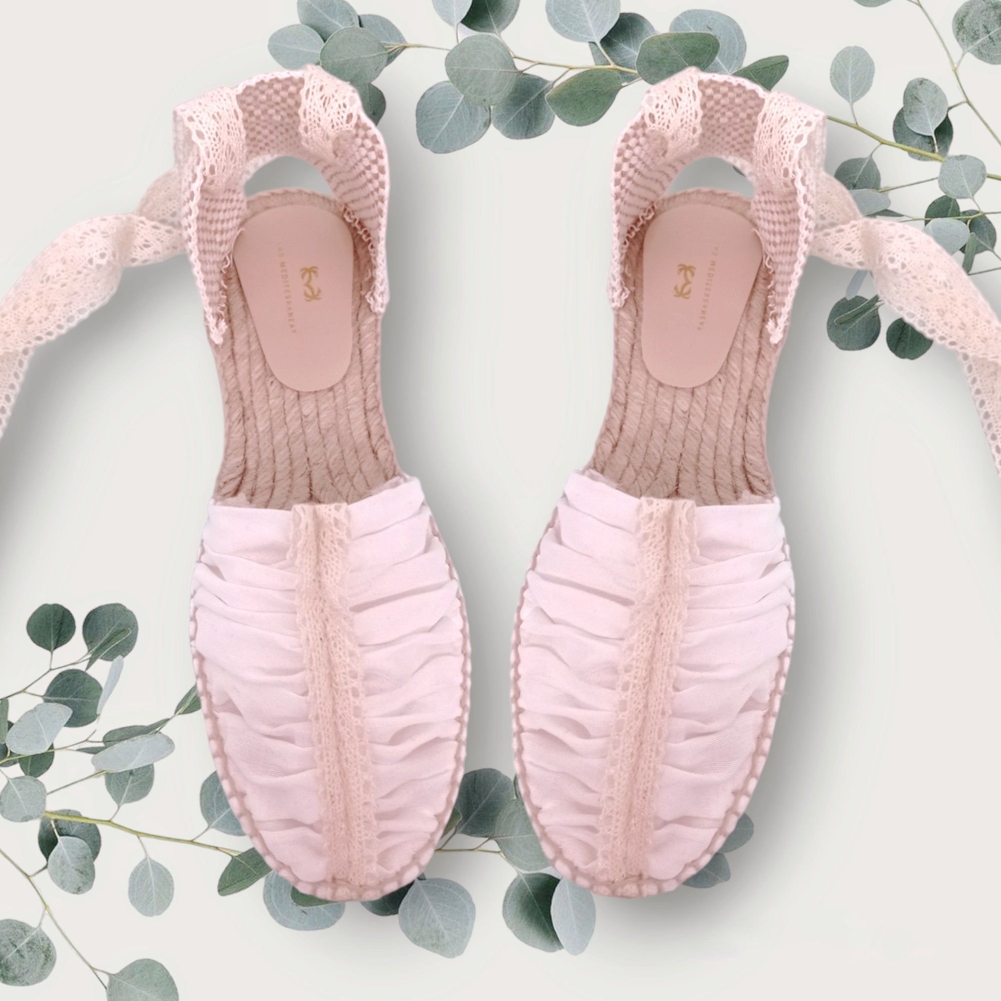 Alpargatas de tul y encaje