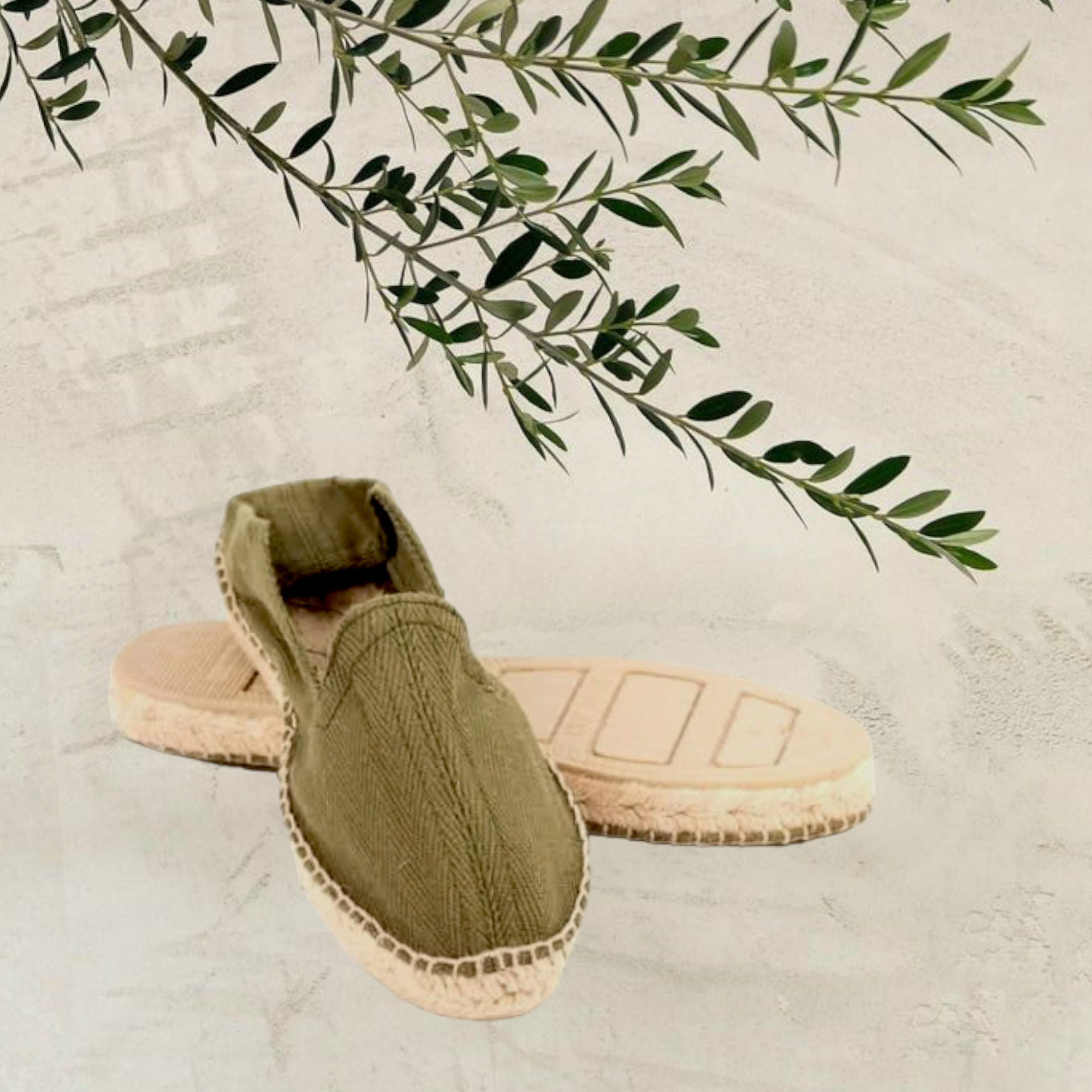 Alpargatas planas Formentera lona espiga
