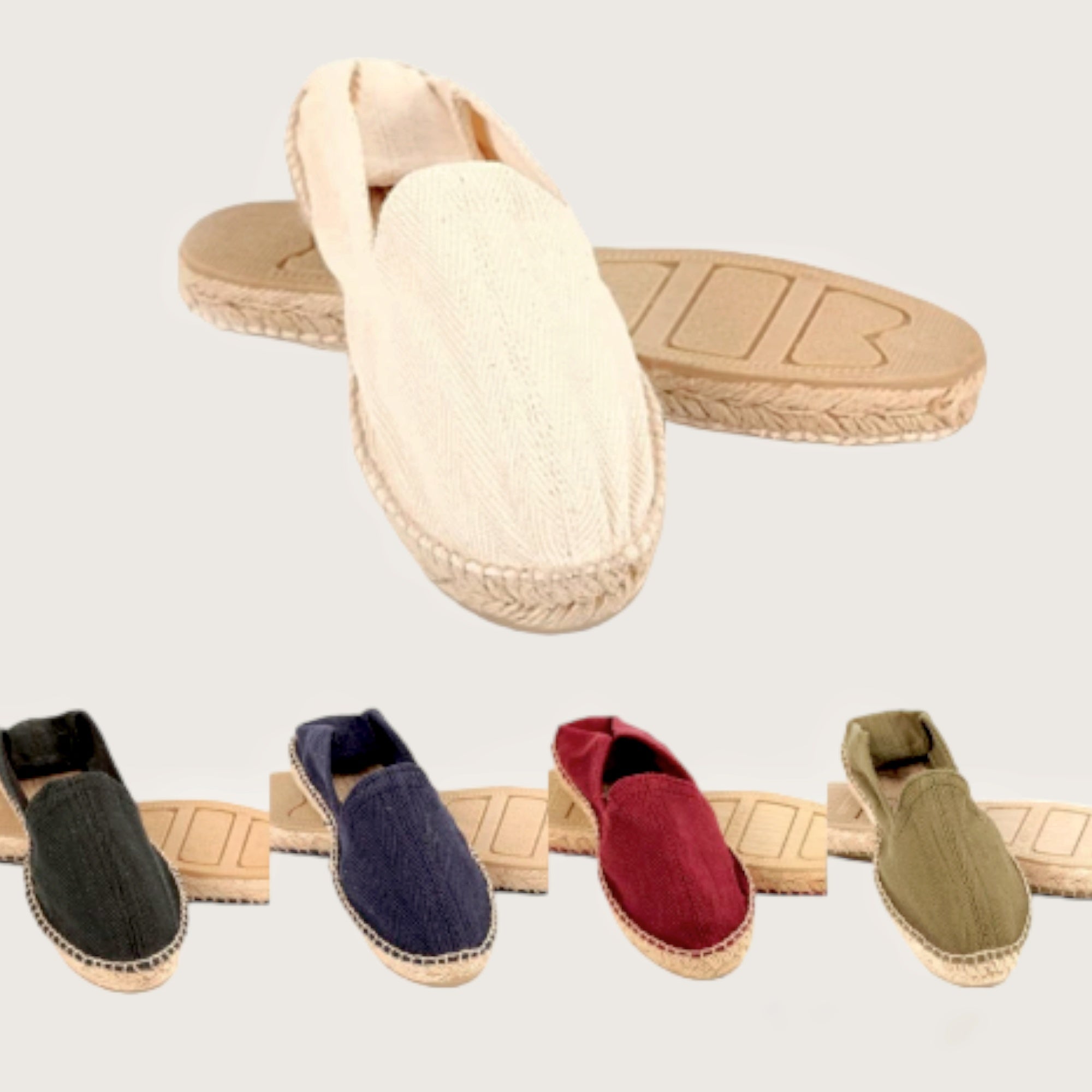 Alpargatas planas Formentera lona espiga